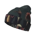 thumbnail image 1 of Hirioo Stylish Avian Gathering for Men's Knit Cuffed Beanie for Outdoor Activities Unisex, 1 of 6