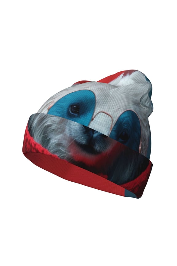 Stylish Polar Bear Sunglasses for Men's Knit Cuffed Beanie for Outdoor Activities Unisex