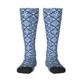 thumbnail image 1 of Hirioo Stylized Flowers Vintage Boho for Adult Stockings Breathable Sock Non-Pilling,Contrasting Color Design, 1 of 6