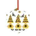 thumbnail image 1 of Hirioo Sunflower Gnome for Acrylic Christmas Pendant Hanging Christmas Tree Ornaments, Car, Home, Office Gift Decor-Hexagon, 1 of 7