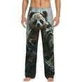 thumbnail image 1 of Hirioo Surreal Panda Warrior for Men's PJ Pajama Pants Sleep Pants Men's Home Trousers with Pockets,S-3XL-Medium, 1 of 6
