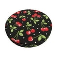thumbnail image 1 of Hirioo Sweet Red Cherry for Round Bar Stool Seat Covers Washable Stool Cushion Slipcover Elastic Bar Chair Covers for 12-14 Inch Chair-14 inch, 1 of 7