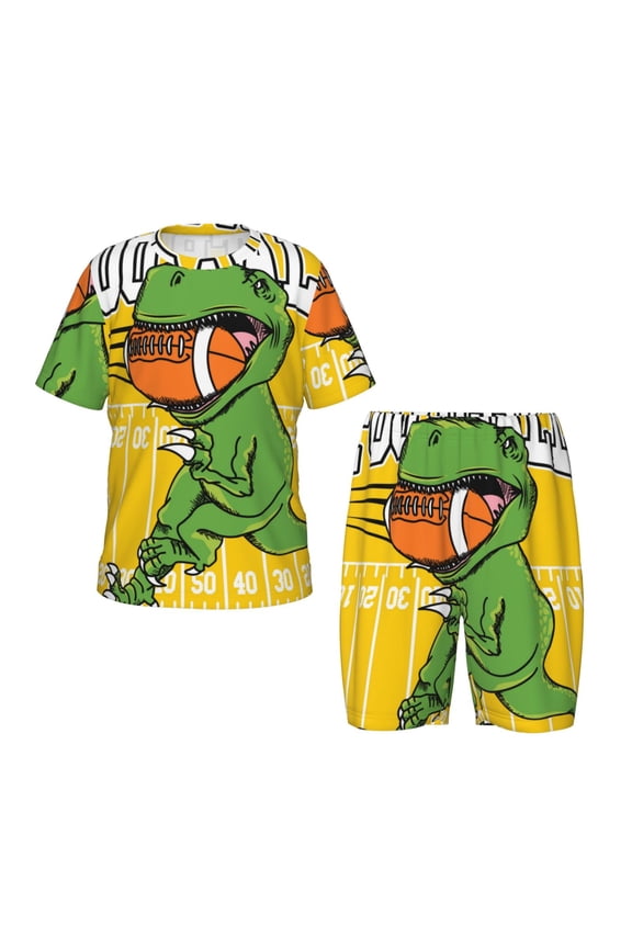 T-Rex Playing Football Hirioo-4X-Large