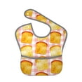 thumbnail image 1 of Hirioo Tasty Toasts for Baby Waterproof Pocket Bib Adjustable Closed for Babies Toddlers with Large Pocket 6-24Months, 1 of 8