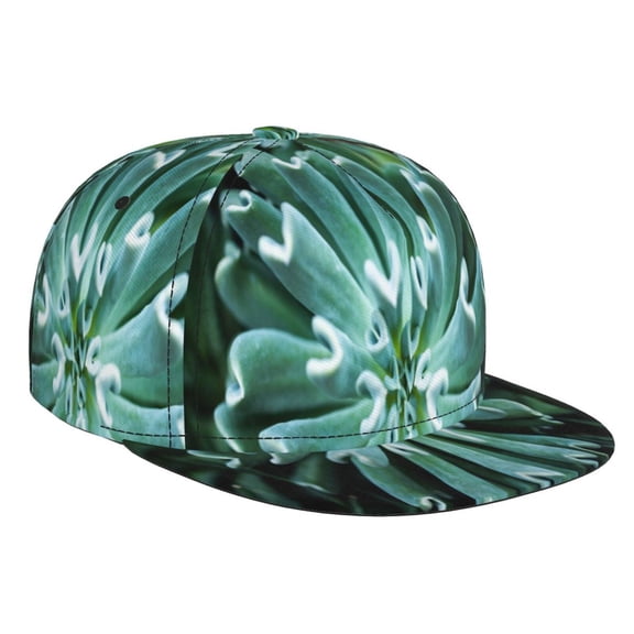 Hirioo Teal Cactus for Baseball Cap Men Cap Flat Brim for Men Women Teens Adjustable Baseball Cap