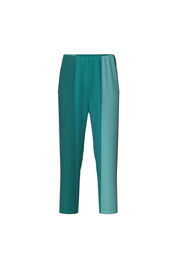 Teal Color for Teenagers' Pajama Pants Womens Lounge Pants with Pockets Pj Bottoms Pants for Men-Large