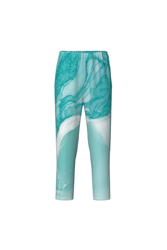 Teal Turquoise 1 for Teenagers' Pajama Pants Womens Lounge Pants with Pockets Pj Bottoms Pants for Men-