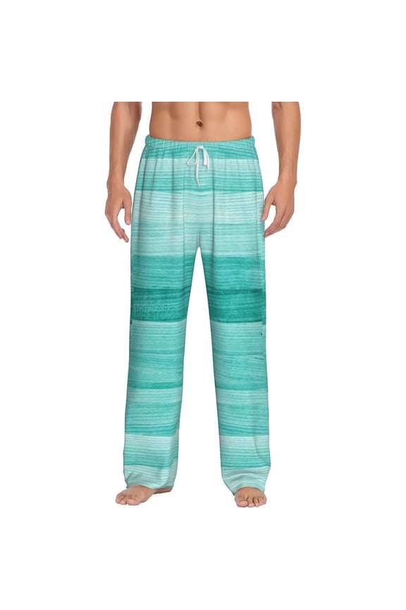 Teal Turquoise for Women's PJ Pajama Pants Sleep Pants Women's Home Trousers with Pockets,S-3XL-Large