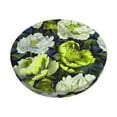 thumbnail image 1 of Hirioo Teal floral elegance for Round Bar Stool Seat Covers Washable Stool Cushion Slipcover Elastic Bar Chair Covers for 12-14 Inch Chair-14 inch, 1 of 7