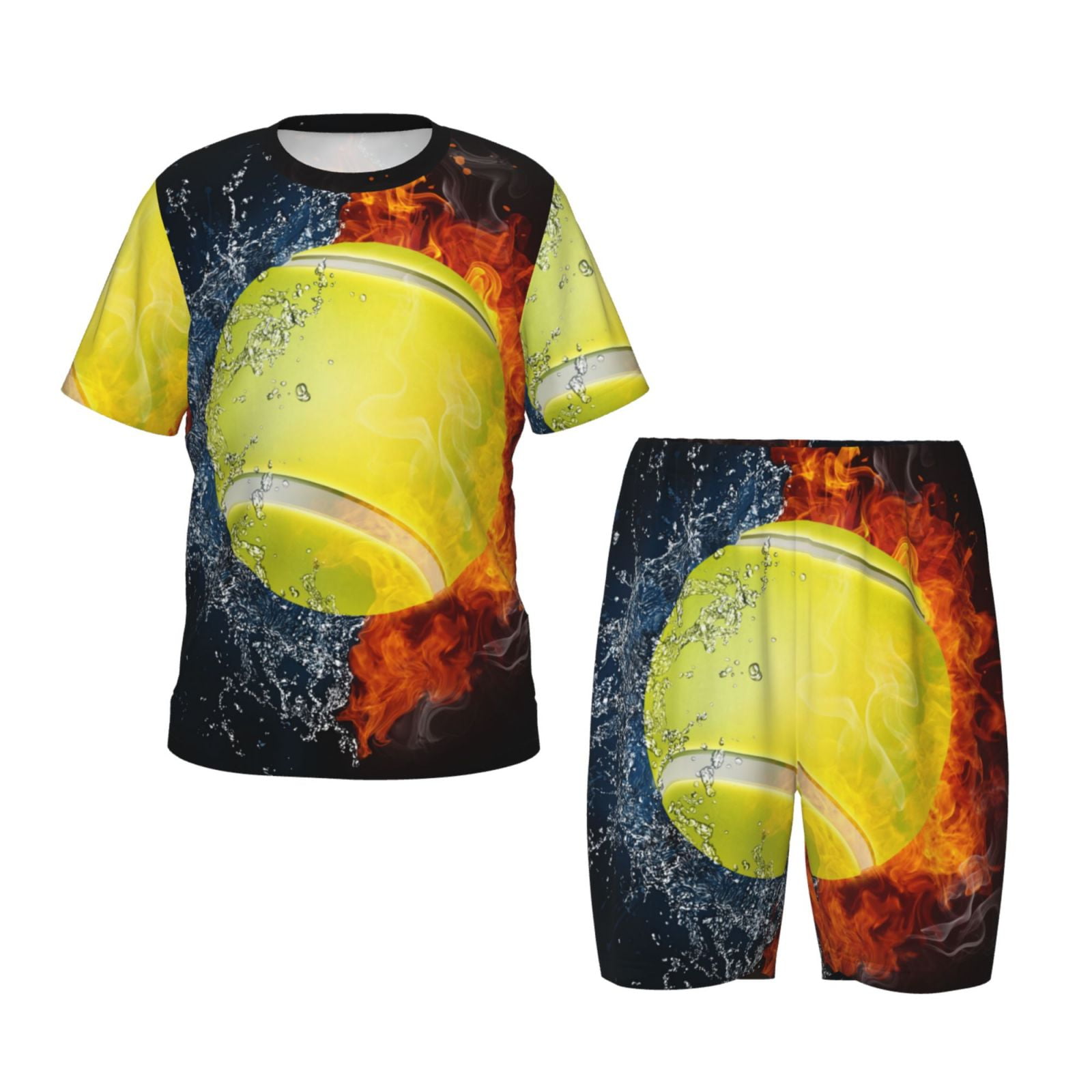 Hirioo Tennis Ball In Fire And Water Hirioo-X-Large