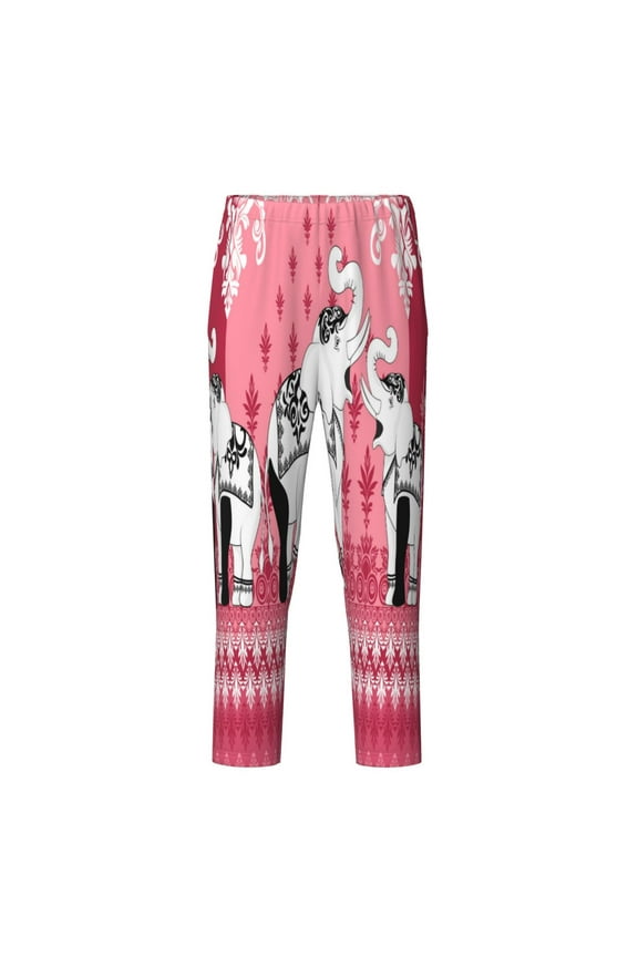 Thai elephant for Teenagers' Pajama Pants Womens Lounge Pants with Pockets Pj Bottoms Pants for Men-Medium