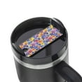 thumbnail image 1 of Hirioo The Garden Tricolor Pansy Flower for Stanley Cup Lid Nameplate Personalized Acrylic Nameplate Tumbler Lid Topper(30oz , 40oz), 1 of 9