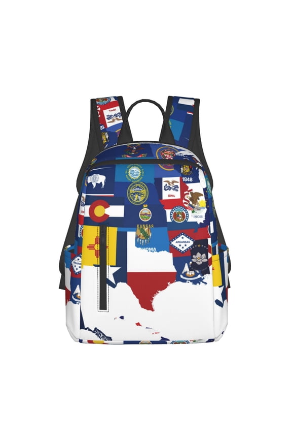 The Map Of United States for Lightweight Backpack, Durable and Comfortable, Ideal for Travel, School, Hiking, and Everyday Use