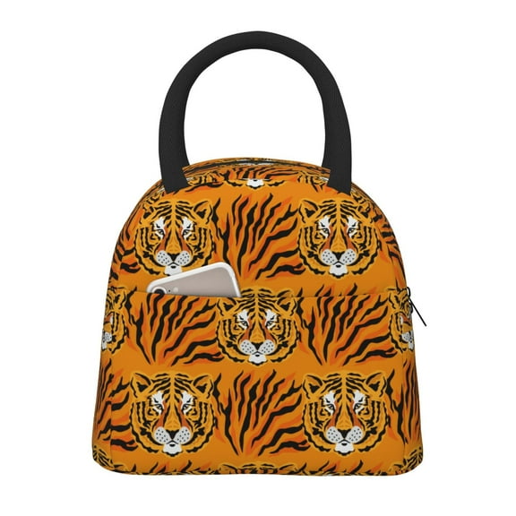 Hirioo Tiger for Eco-friendly Lunch Box,Leakproof Lunch Box for School, Work, Travel, and Picnics,Perfect for Meal Prep
