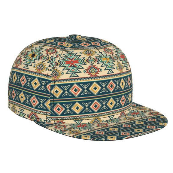 Hirioo Traditional Tribal Aztec1 for Baseball Cap Men Cap Flat Brim for Men Women Teens Adjustable Baseball Cap