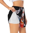 thumbnail image 1 of Hirioo Tricolor Koi Fish Trio for Women's Double Layer Athletic Shorts High-Performance Gym Shorts with Inner Pocket, Elastic Waistband-XX-Large, 1 of 7