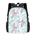 thumbnail image 1 of Hirioo Tropical Flamingo for Minimalist Backpack Large Capacity Backpack Travel Backpack For School, 1 of 8
