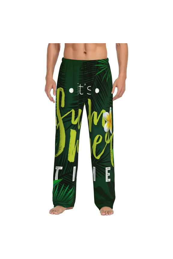 Tropical Summer Vibes for Women's PJ Pajama Pants Sleep Pants Women's Home Trousers with Pockets,S-3XL-X-Large