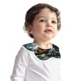 thumbnail image 1 of Hirioo Turtle In Jungle Waterfall for Baby Cotton Petal Bib Drool Bibs for Baby Boy Unisex, 1 of 9