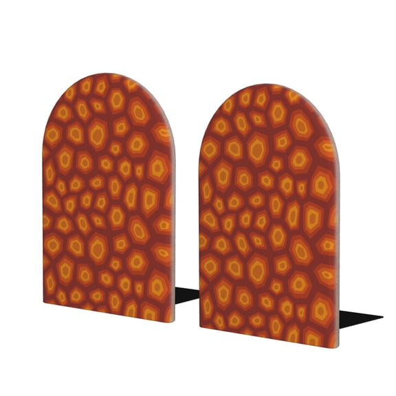 Hirioo Turtle Shell for Bookends Decorative Bookends for Shelves for Home or Office, Non-Slip Base
