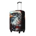 thumbnail image 1 of Hirioo USA Bald Eagle for Elasticity Suitcase Cover (No luggage Included) Durable Luggage Protector Fits 18-32 Inch Luggage-Large, 1 of 7
