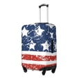 thumbnail image 1 of Hirioo USA Colors Stripes1 for Elasticity Suitcase Cover (No luggage Included) Durable Luggage Protector Fits 18-32 Inch Luggage-Medium, 1 of 7