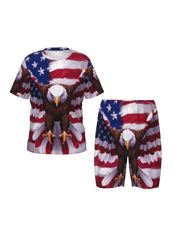 USA Eagle with Spread Wings Hirioo-Medium