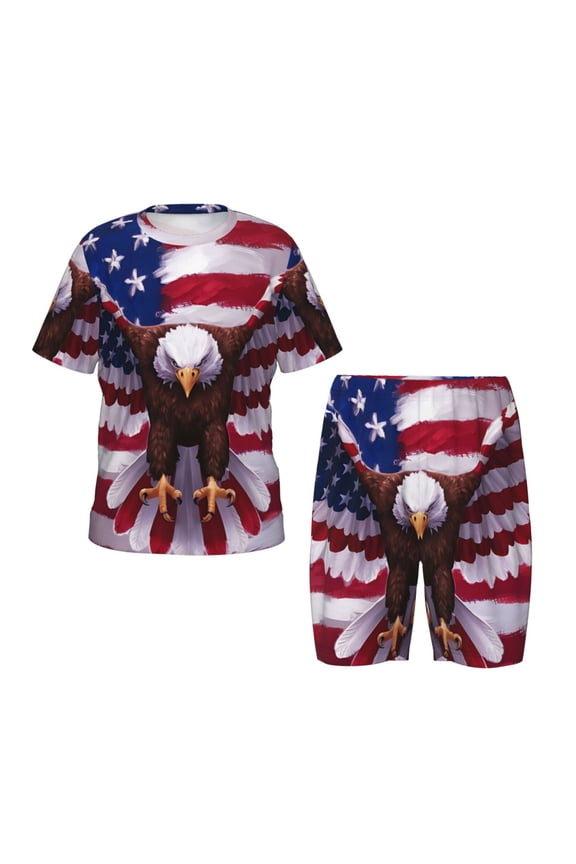 USA Eagle with Spread Wings Hirioo-Medium
