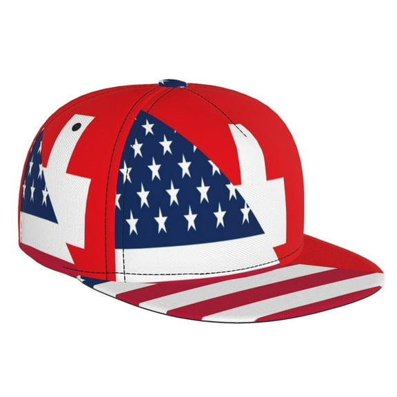 Hirioo USA Switzerland for Baseball Cap Men Cap Flat Brim for Men Women Teens Adjustable Baseball Cap