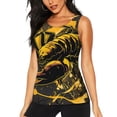 thumbnail image 1 of Hirioo Urban Graffiti Scorpion Illustration for Women's Workout Tank Top Sleeveless Workout Tops Athletic Gym Shirts-Large, 1 of 1