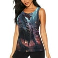 thumbnail image 1 of Hirioo Urban Mechanical Dragon for Women's Workout Tank Top Sleeveless Workout Tops Athletic Gym Shirts-Small, 1 of 7