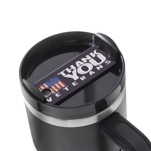 Hirioo Veterans Day2 for Stanley Cup Lid Nameplate Personalized Acrylic Nameplate Tumbler Lid Topper(30oz , 40oz)