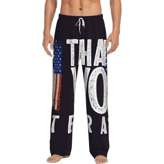 Hirioo Veterans Day2 for Women's PJ Pajama Pants Sleep Pants Women's Home Trousers with Pockets,S-3XL-Small
