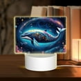 thumbnail image 1 of Hirioo Vintage Colorful Patterned Dolphin for Rectangular Acrylic with Night Light Best Gifts for Lover Girl Mom, Valentine's Day Anniversary Birthday Wedding Present, 1 of 9