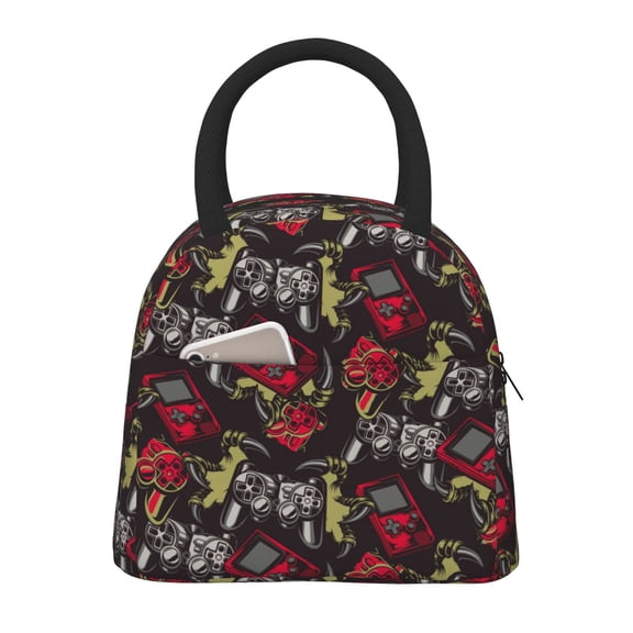 Hirioo Vintage Gaming for Eco-friendly Lunch Box,Leakproof Lunch Box for School, Work, Travel, and Picnics,Perfect for Meal Prep