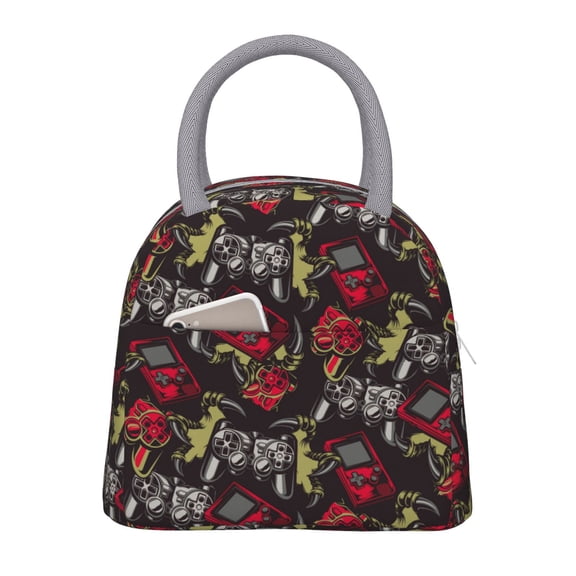 Hirioo Vintage Gaming for Eco-friendly Lunch Box,Leakproof Lunch Box for School, Work, Travel, and Picnics,Perfect for Meal Prep