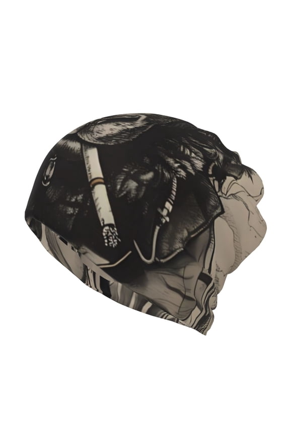 Vintage Ram Pilot for Multifunction Beanie Hat for Men and Women Unisex for Winter Sports, Outdoor Activities, and Daily Wear