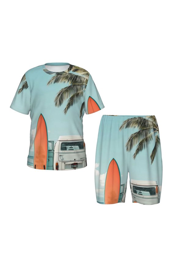 Vintage Surf Van Beach Hirioo-Small