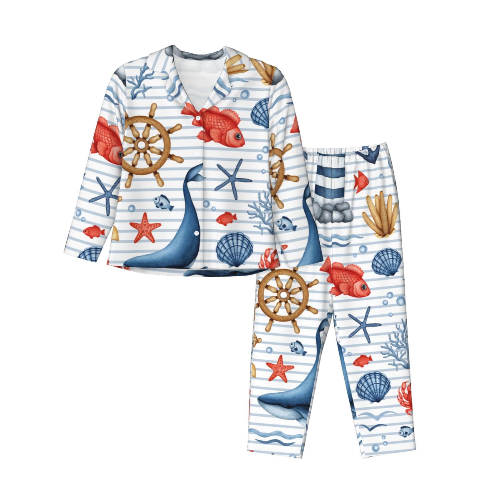 Tropical I'd Rather Be Cruising Soft Women's Pajama Set