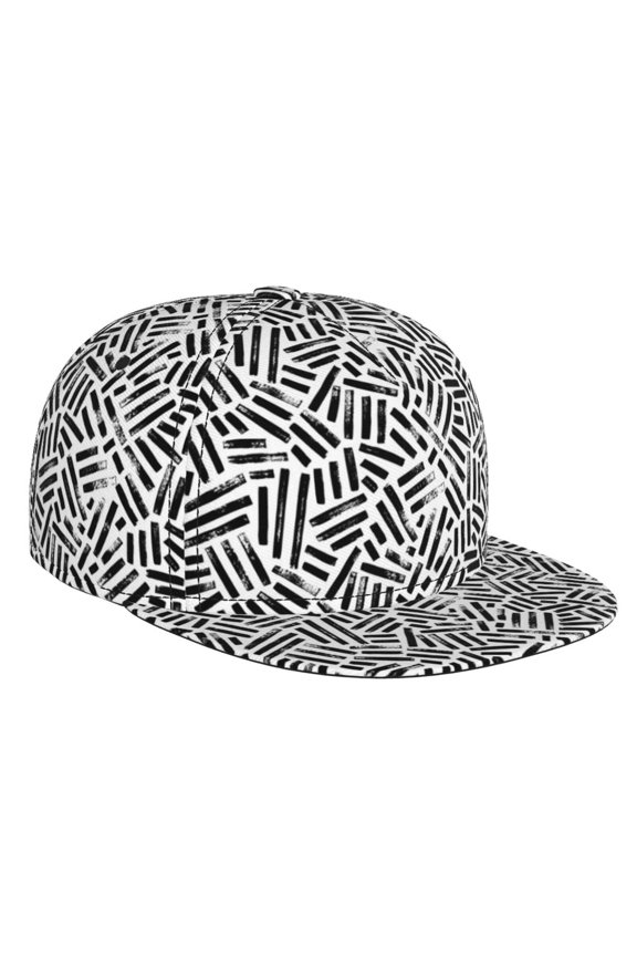 Weave Geometric for Baseball Cap Men Cap Flat Brim for Men Women Teens Adjustable Baseball Cap