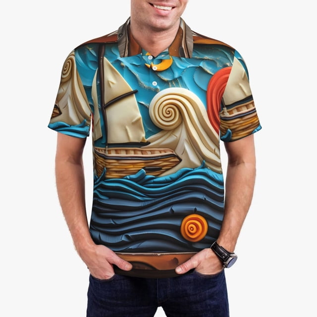 Mayoral Sailboat Polo T-Shirt - White main image 0