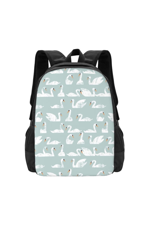 White Swan for Minimalist Backpack Large Capacity Backpack Travel Backpack For School