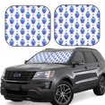 thumbnail image 1 of Hirioo Winter Snowflake Skiing Skull for 2PCS Windshield Sun Shade Foldable | Front Windshield Shade for Sun, Heat and UV Rays-Medium, 1 of 6