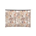 thumbnail image 1 of Hirioo Woodland Animals in Neutral Tones for Paper Reusable Cosmetic Bag Zipper Encouragement Travel Pouch Toiletry Bag for Women Girls, 1 of 7
