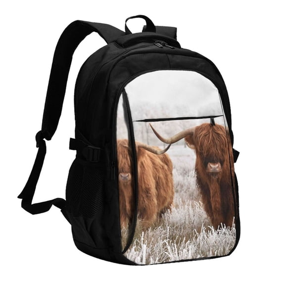 Hirioo Yak for Travel Laptop Backpack with USB Charging Port for Men and Women