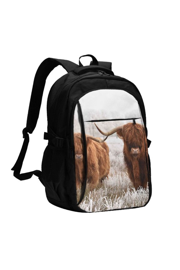 Yak for Travel Laptop Backpack with USB Charging Port for Men and Women