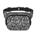 thumbnail image 1 of Hirioo Zebra for Double Layer Waist Bag Adjustable Fanny Pack For Travel Running Hiking, 1 of 9