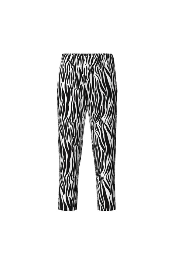 Zebra for Teenagers' Pajama Pants Womens Lounge Pants with Pockets Pj Bottoms Pants for Men-Small
