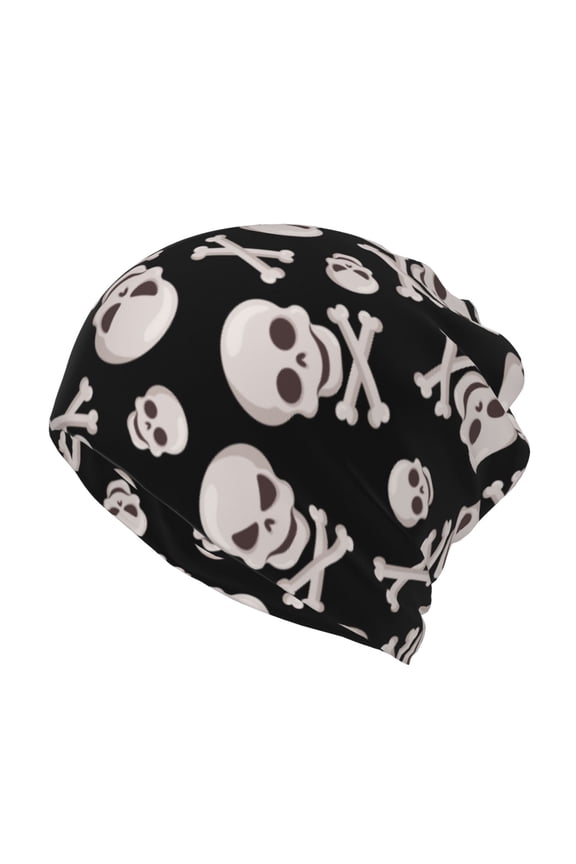 black white Skull bone for Multifunction Beanie Hat for Men and Women Unisex for Winter Sports, Outdoor Activities, and Daily Wear