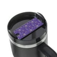 thumbnail image 1 of Hirioo blue purple Snowflake for Stanley Cup Lid Nameplate Personalized Acrylic Nameplate Tumbler Lid Topper(30oz , 40oz), 1 of 9